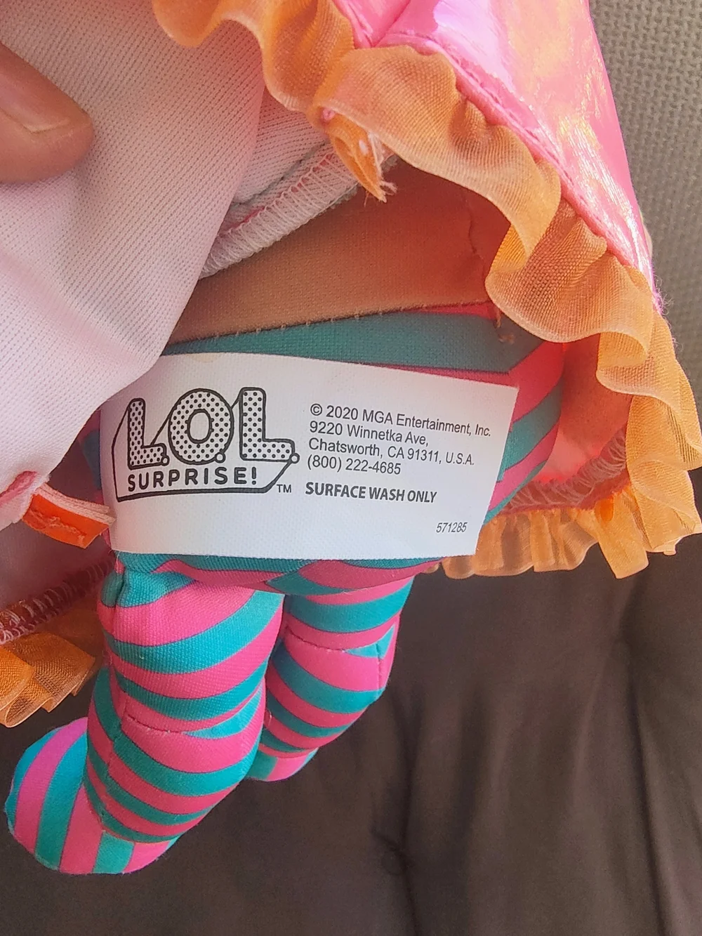 L.O.L. Surprise! Plush Doll Pink, Teal, Orange, Yellow